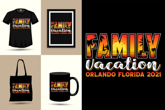 Family Vacation Orlando Summer T-Shirt Graphics