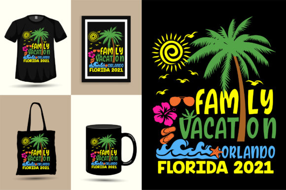 Family Vacation Summer Design: Perfect for T-Shirt Graphics