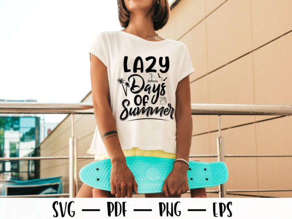 Lazy Days of Summer T-shirt Design: A Graphics Gem
