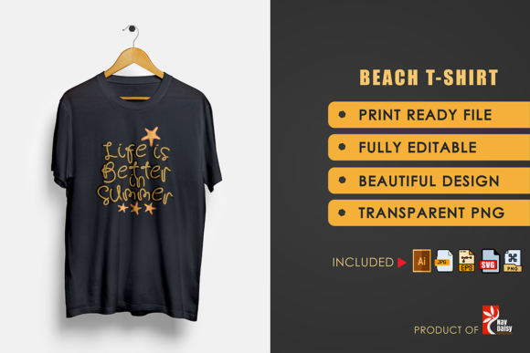 Life is Better in Summer Graphics & Print Templates