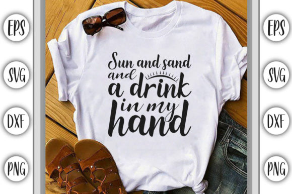 Summer Beach Svg Design for T-Shirt Graphics and More