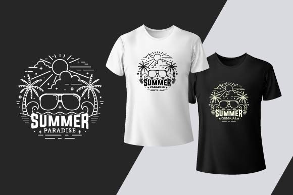 Summer Paradise Graphics: Print Templates Review