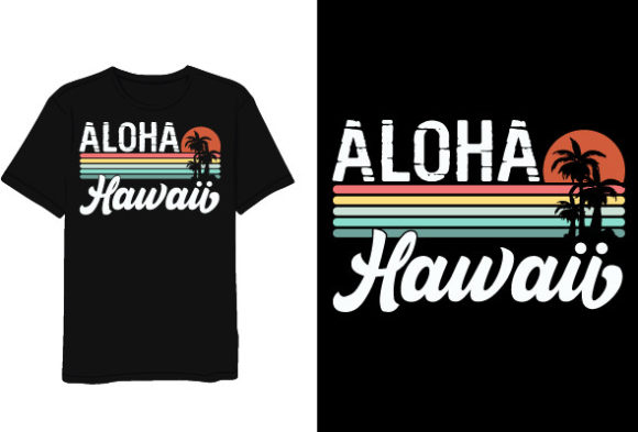 Summer Retro Vintage T-shirt Design for Graphics
