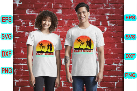 Summer SVG Graphics for T-Shirt Designs & Editorial Use