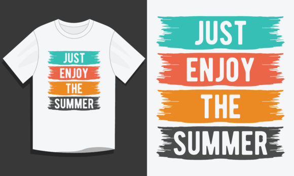 Summer T Shirt Design: A Vibrant Graphics Asset for Print Templates