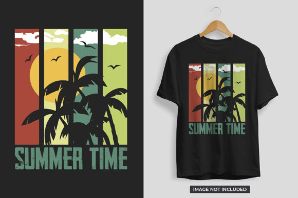 Summer Time SVG Sublimation Tshirt: A Must for Graphics & Print Templates