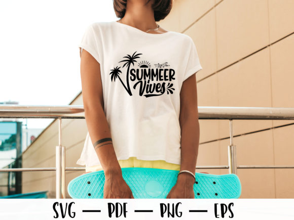 Summer Vibes T-shirt Design: A Graphics Asset Review