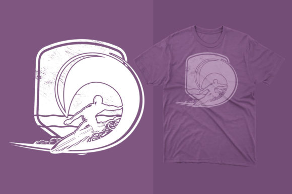 Summer Vintage T Shirt: A Versatile Graphic for Print Templates