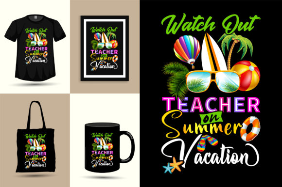 Watch Out Teacher: A Fun Summer Embroidery Design